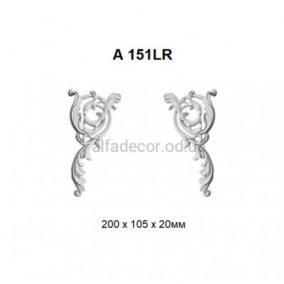 Орнамент полиуретановый Harmony Decor A 151LR купить в Одессе