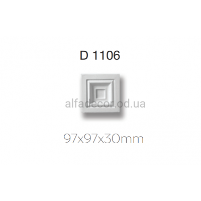 Декор обрамлення(квадрат) поліуретановий Harmony Decor D 1106 купити в Одесі