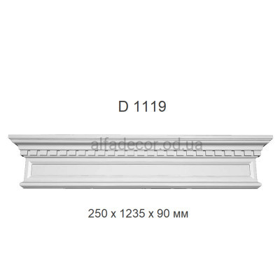 Портал дверного обрамления полиуретановый Harmony Decor D 1119 (1.24м) купить в Одессе
