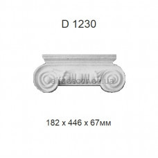 Капитель пилястры полиуретановая Harmony Decor D 1230