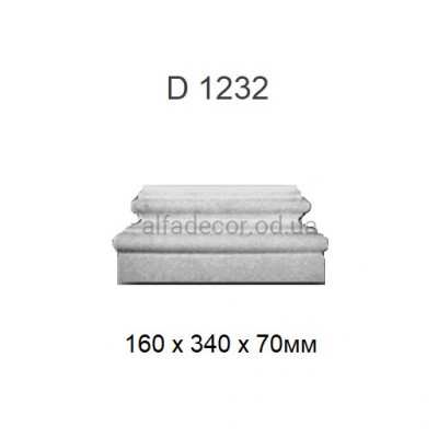 База пилястры полиуретановая Harmony Decor D 1232 купить в Одессе