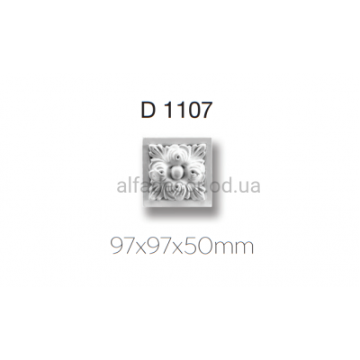 Декор обрамлення (квадрат) поліуретановий Harmony Decor D 1107 купити в Одесі