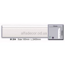Плінтус поліуретановий (2.44м) Harmony Decor M 204