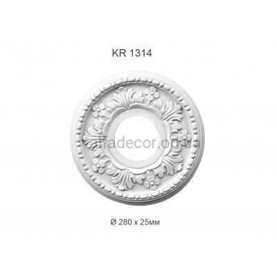 Розетка поліуретанова Harmony Decor KR 1314 купити в Одесі