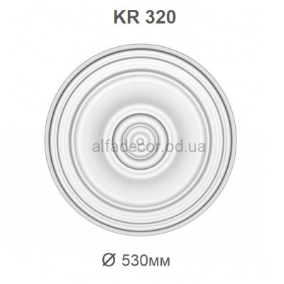 Розетка полиуретановая Harmony Decor KR 320 купить в Одессе