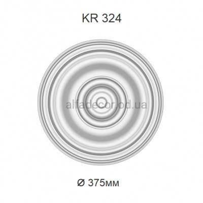 Розетка поліуретанова Harmony Decor KR 324 купити в Одесі