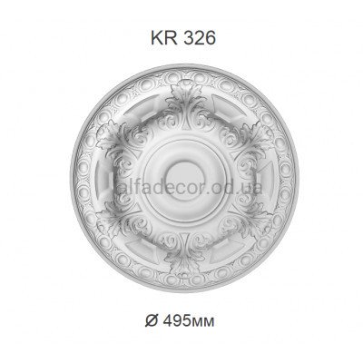 Розетка полиуретановая Harmony Decor KR 326 купить в Одессе