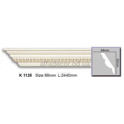Карниз (2.44м) Harmony Decor K 1126 купить в Одессе
