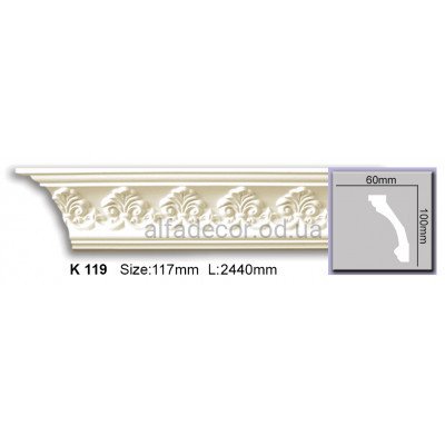 Карниз (2.44м) Harmony Decor K 119 купить в Одессе