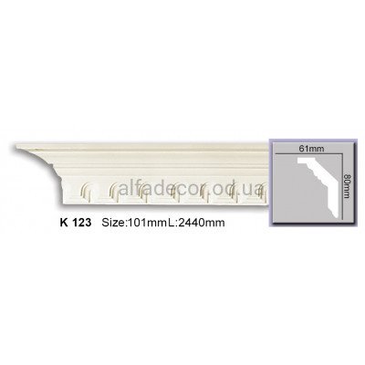 Карниз (2.44м) Harmony Decor K 123 купити в Одесі