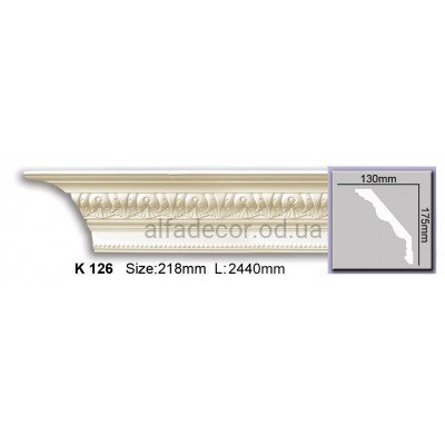 Карниз (2.44м) Harmony Decor K 126 купить в Одессе