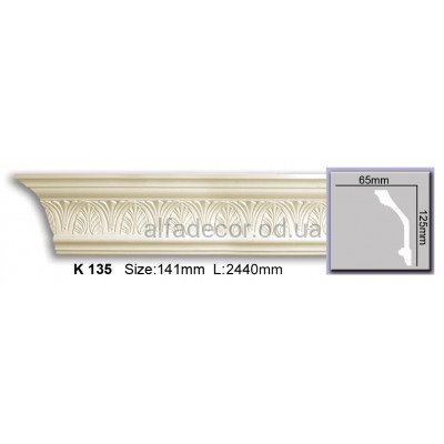 Карниз (2.44м) Harmony Decor K 135 купить в Одессе