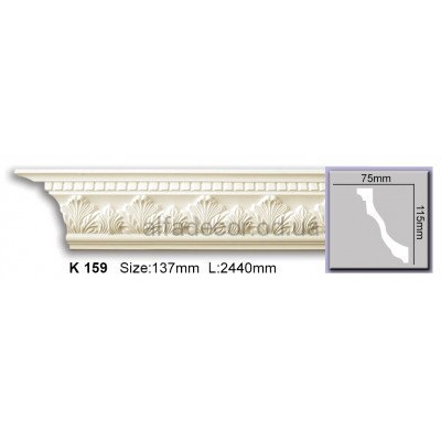 Карниз гибкий (2.44м) Harmony Decor K 159 купить в Одессе