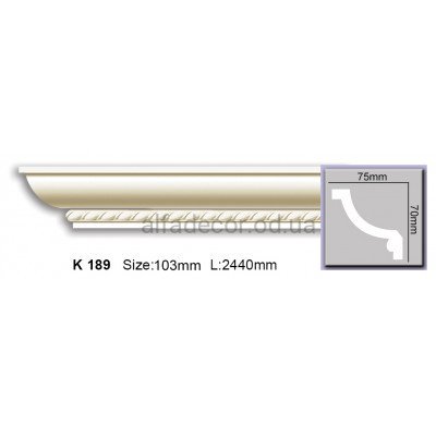 Карниз (2.44м) Harmony Decor K 189 купить в Одессе
