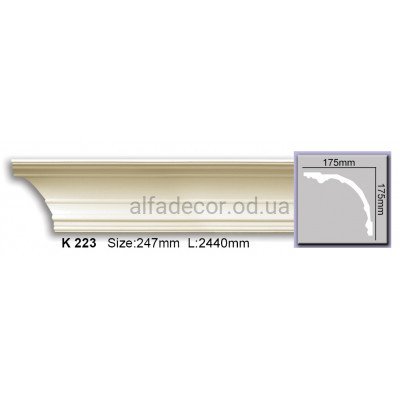 Карниз (2.44м) Harmony Decor K 223 купить в Одессе