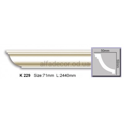 Карниз (2.44м) Harmony Decor K 229 купити в Одесі