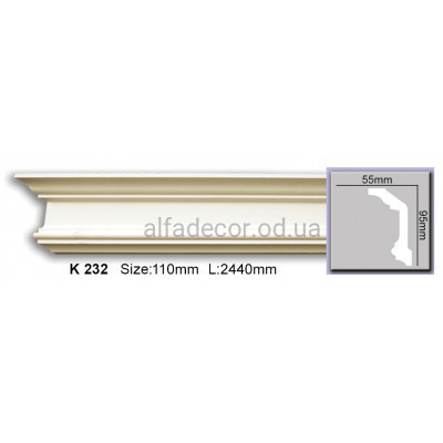 Карниз (2.44м) Harmony Decor K 232 купить в Одессе