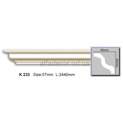 Карниз гибкий (2.44м) Harmony Decor K 233 купить в Одессе