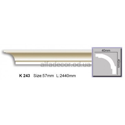 Карниз (2.44м) Harmony Decor K 243 купити в Одесі