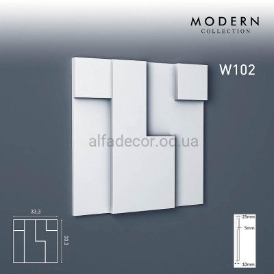Панно(3D панель) W102 Orac Decor купить в Одессе