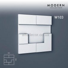Панно(3D панель) W103 CUBI Orac Decor