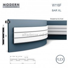 3D панель(гнучка) W116F BAR XL Orac Decor