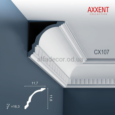 Карниз с орнаментом CX107 Orac Decor купить в Одессе