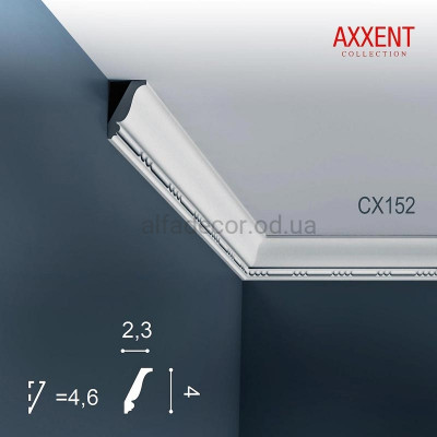 Карниз із орнаментом CX152 Orac Decor купити в Одесі