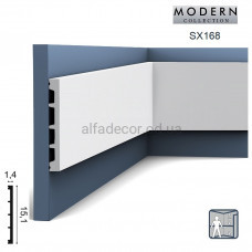 Молдинг(плінтус) універсальний SX168 SQUARE Orac Decor