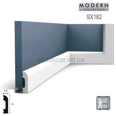 Молдинг(плинтус) универсальный SX182 CASCADE Orac Decor купить в Одессе