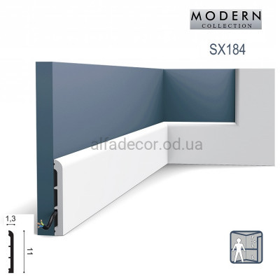 Молдинг(плинтус) универсальный SX184 CASCADE Orac Decor купить в Одессе
