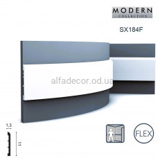 Молдинг(плинтус) гибкий SX184F Orac Decor