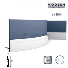 Молдинг(плінтус) гнучкий SX187F Orac Decor
