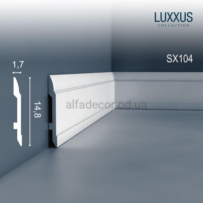 Плинтус дюрополимерный SX104 Orac Decor купить в Одессе