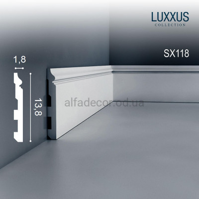 Плинтус дюрополимерный SX118 Orac Decor купить в Одессе