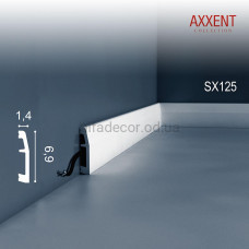 Плінтус дюрополімерний SX125 Orac Decor