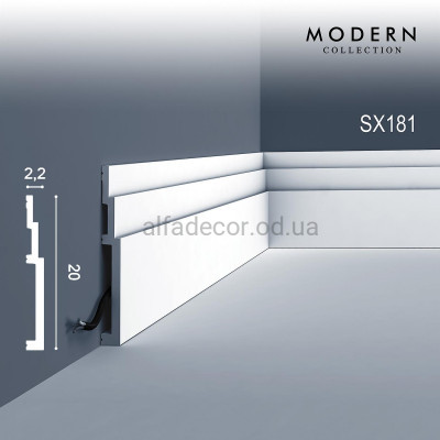 Плинтус дюрополимерный SX181 Orac Decor купить в Одессе