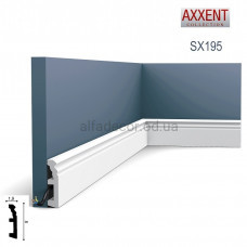 Плінтус дюрополімерний SX195 Axxent Orac Decor
