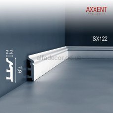 Плінтус дюрополімерний SX122 Orac Decor