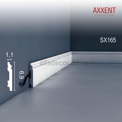 Плинтус дюрополимерный SX165 Orac Decor купить в Одессе