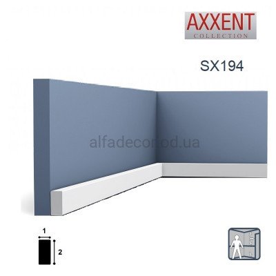 Плинтус дюрополимерный SX194 Orac Decor купить в Одессе