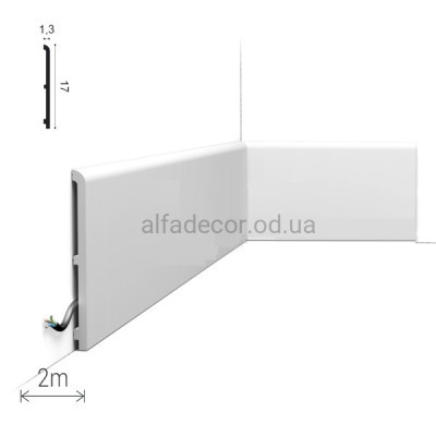 Плинтус дюрополимерный SX212 Orac Decor купить в Одессе