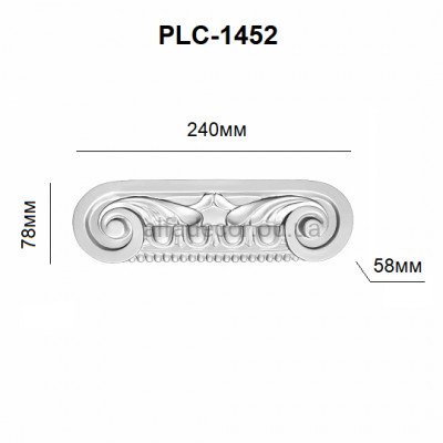 Капитель пилястры PLC-1452 Perimeter купить в Одессе