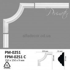 Кут PM-0251C до молдингу Perimeter