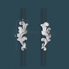 Декор(накладка) PM-0244D LR к молдингу Perimeter