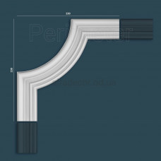 Угол PM-0434B к молдингу Perimeter