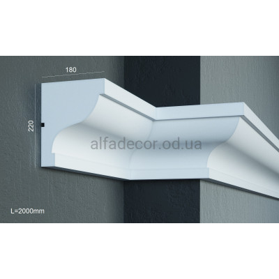 Карниз фасадний (2.00м) Prestige Decor KC 126 купити в Одесі