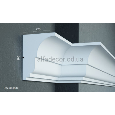 Карниз фасадний (2.00м) Prestige Decor KC 132 купити в Одесі