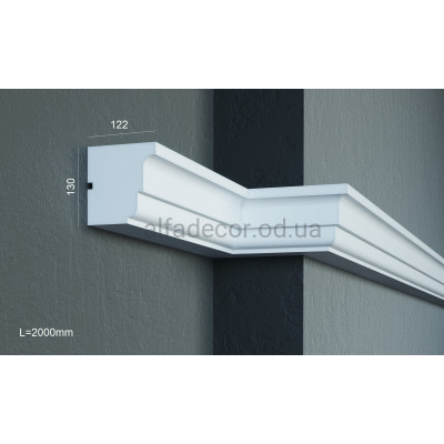 Карниз фасадний універсальний (2.00м) Prestige Decor KC 139 купити в Одесі