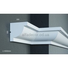 Карниз фасадний (2.00м) Prestige Decor KC 122